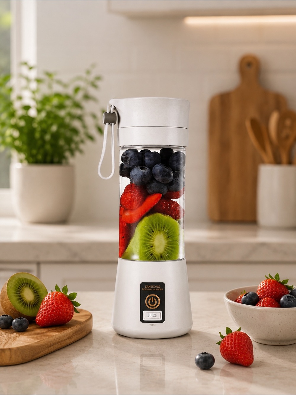 Portable Personal Blender Smoothie Maker 380ml USB Rechargeable New Sealed